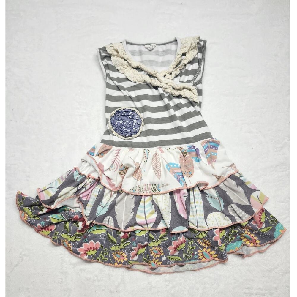 Tutu & Lulu Mixed Print dress